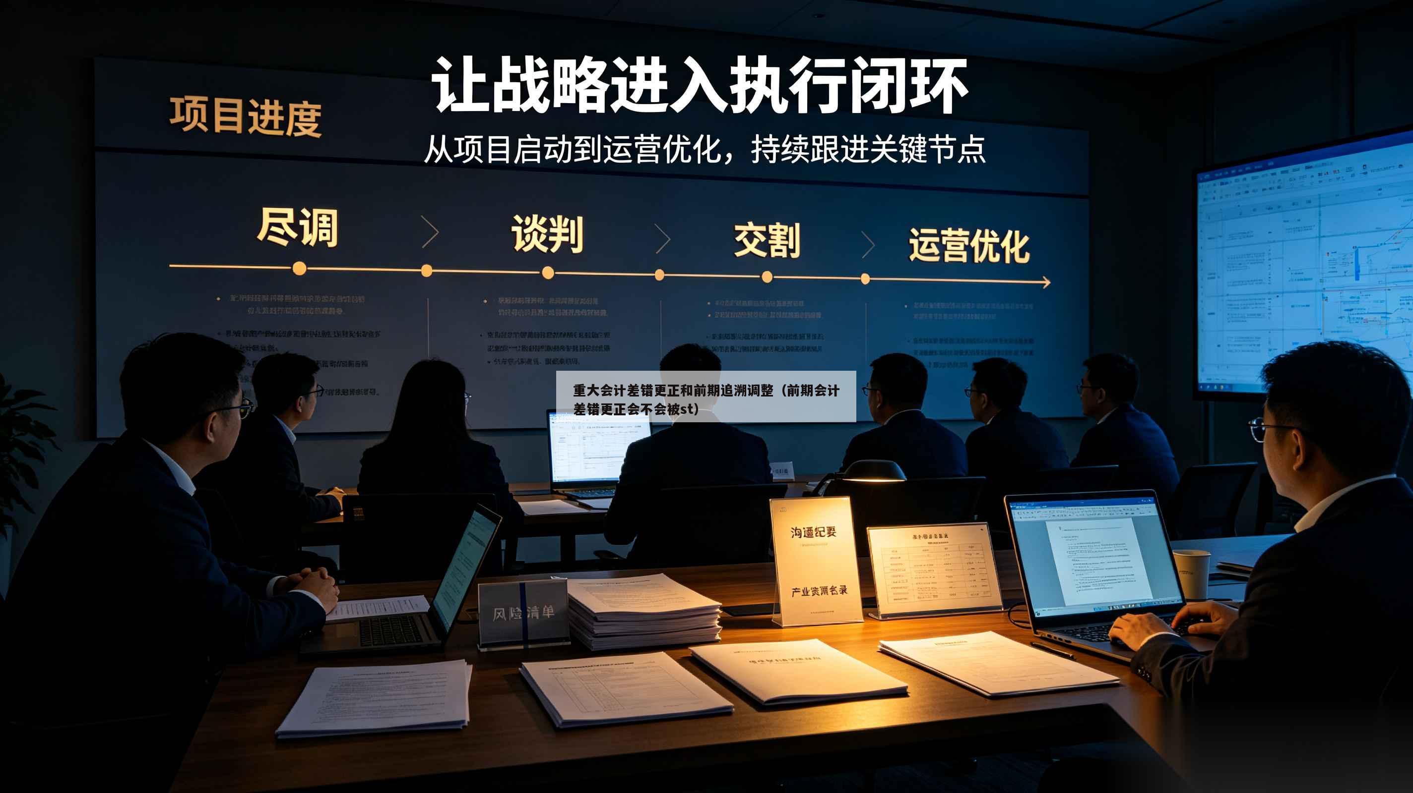 重大会计差错更正和前期追溯调整（前期会计差错更正会不会被st）-第1张图片-深圳中创商业咨询